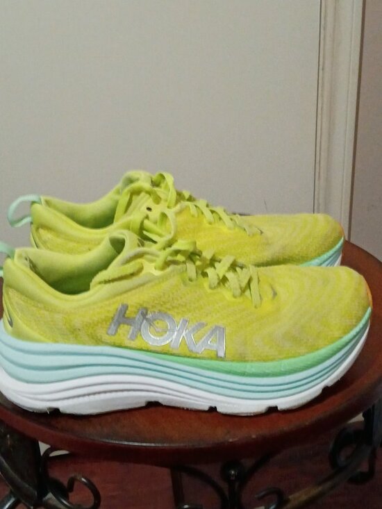 Hoka One One Shoes - Hoka One One Gaviota 5 Womens Size 7B Shoes Yellow Running Sneaker 1134235 CGSO